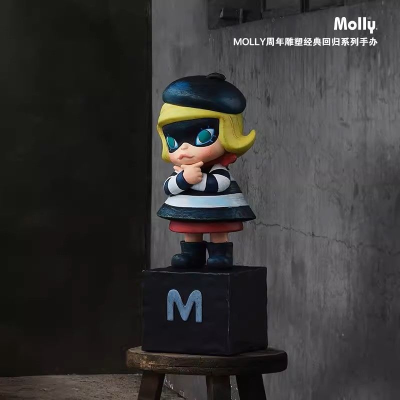 ของแท ้ จัดส ่ งฟรี POPMART POPMART Jasmine MOLLY ครบรอบประติมากรรมคลาสสิก Return Series Figure Mystery Box