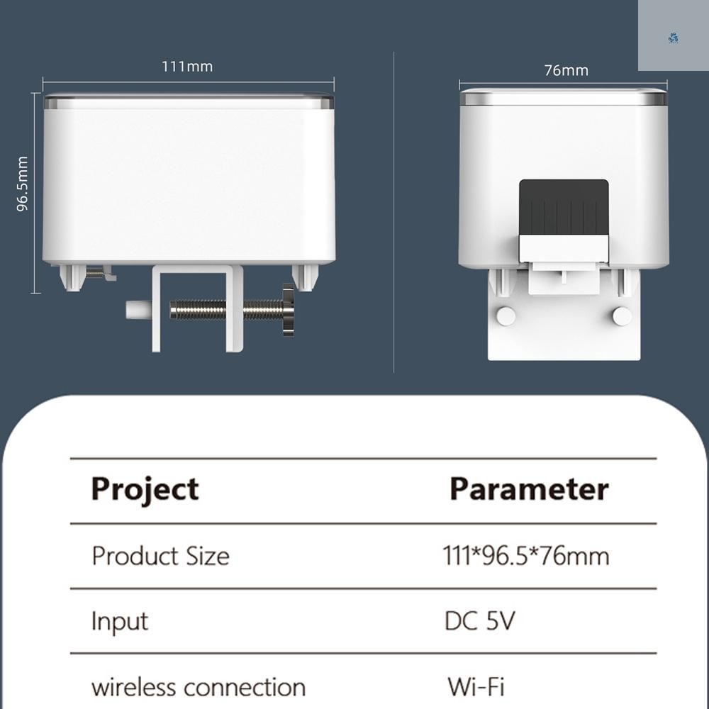 Wifi อัจฉริยะจับเวลาเครื ่ องป ้ อนอัตโนมัติ Aquarium Goldfish Feeder 100ML ขนาดใหญ ่ ความจุ Fish Feeder โทรศัพท ์ มือถือ APP Control - รูปที่ 3