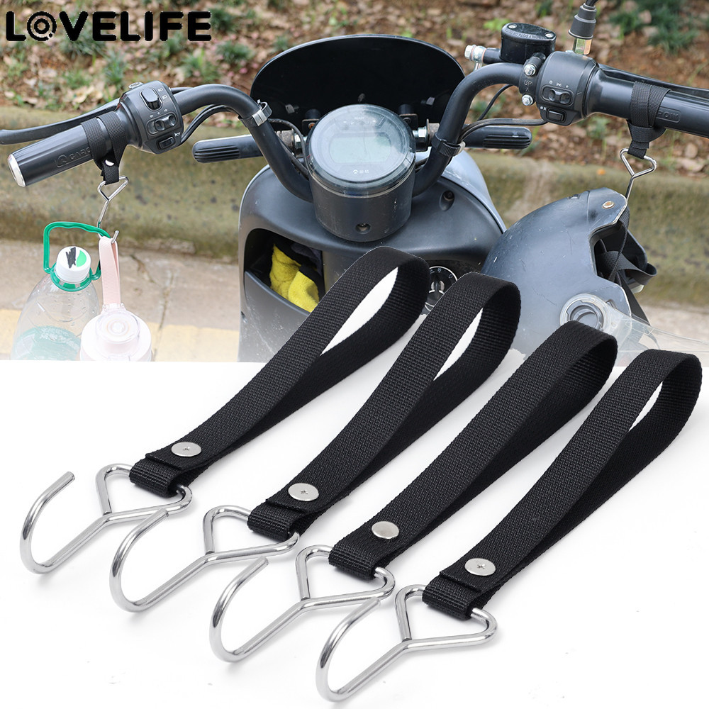 ตะขอแขวนหน้า-ตะขอจับรถเข็นเด็ก-ที่แขวนโลหะผสมมัลติฟังก์ชั่น-ทนทานแข็งแรงป้องกันสนิม-กระเป๋าหมวกกันน็อคของชําออแกไนเซอร์-สําหรับรถยนต์,รถจักรยานยนต์,สกู๊ต