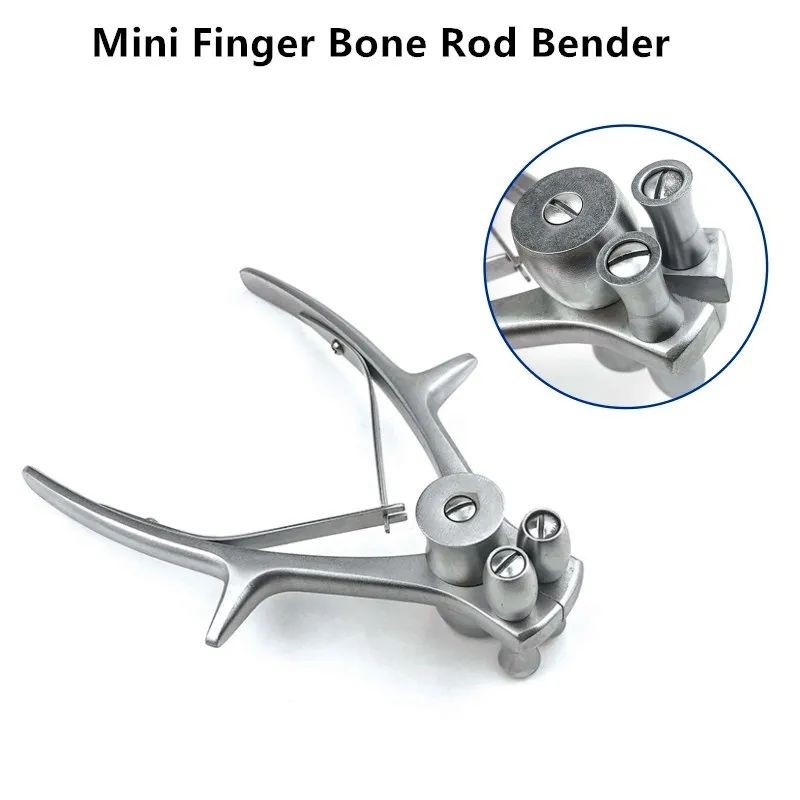 ขนาดเล ็ ก Finger Bone Rod Bender Rod Bender เครื ่ องมือดัดสแตนเลสศัลยกรรมกระดูกเครื ่ องมือ