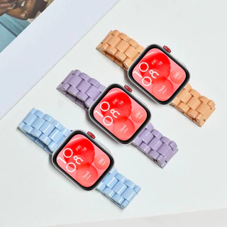 Candy สายนาฬิกาเรซิ่นสี Macaron สําหรับ Huawei Watch Fit 5/5 Pro/4/4 Pro/3