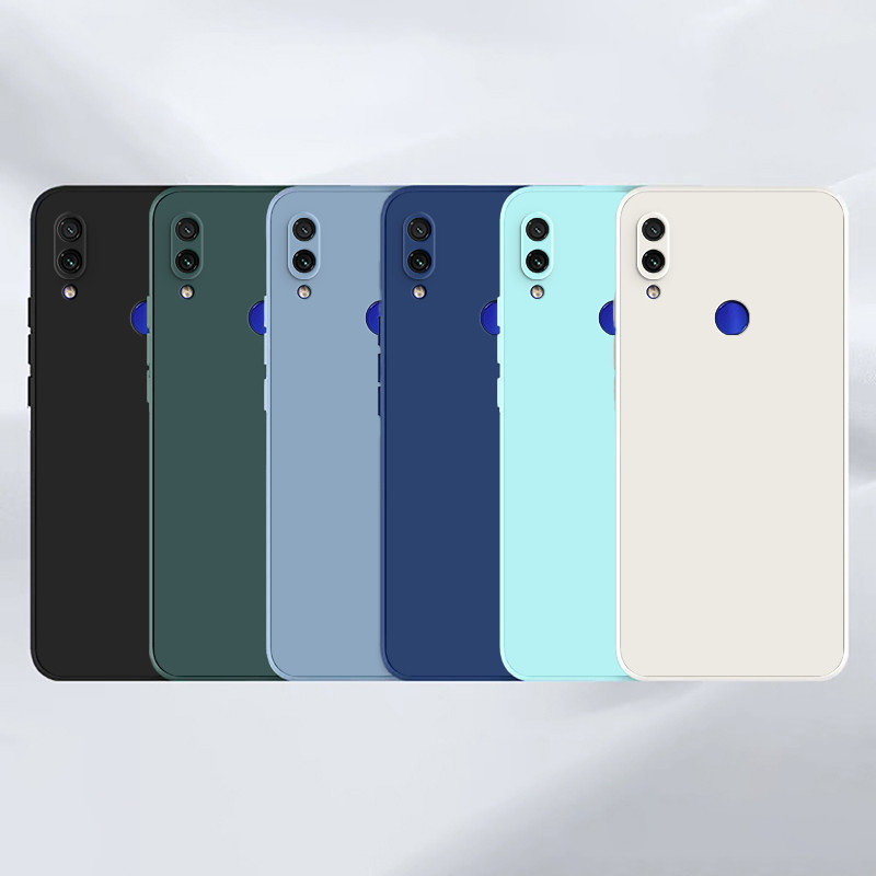 เคส Redmi NOTE 7 กรณีโทรศัพท์นุ่มคลาสสิกมุมขวาโทรศัพท ์ ความรู ้ สึกสูงหยัก ซิลิโคนเคสโทรศัพท ์ ฝาครอบ