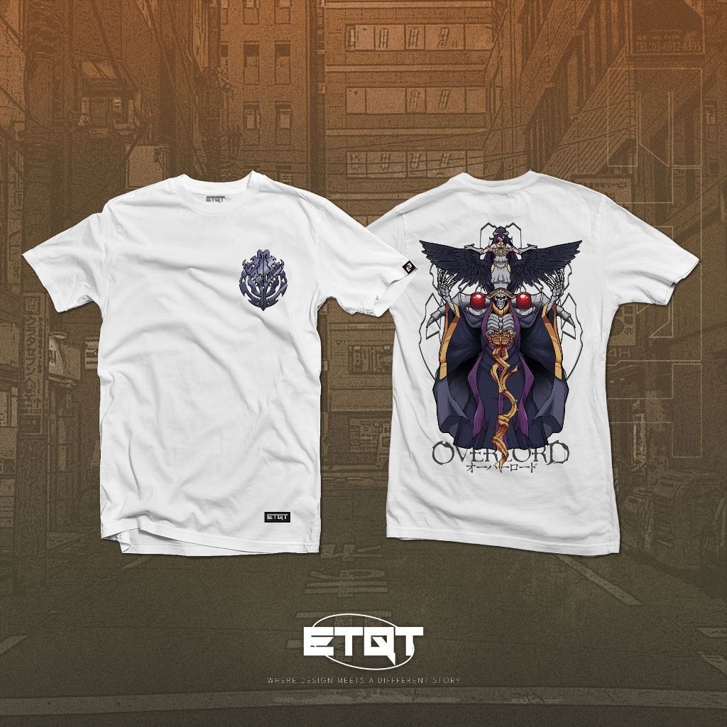 S-5XL Anime Shirt - Unisex - Etiquetta Co. - Overlord - Ainz Ooal Gown