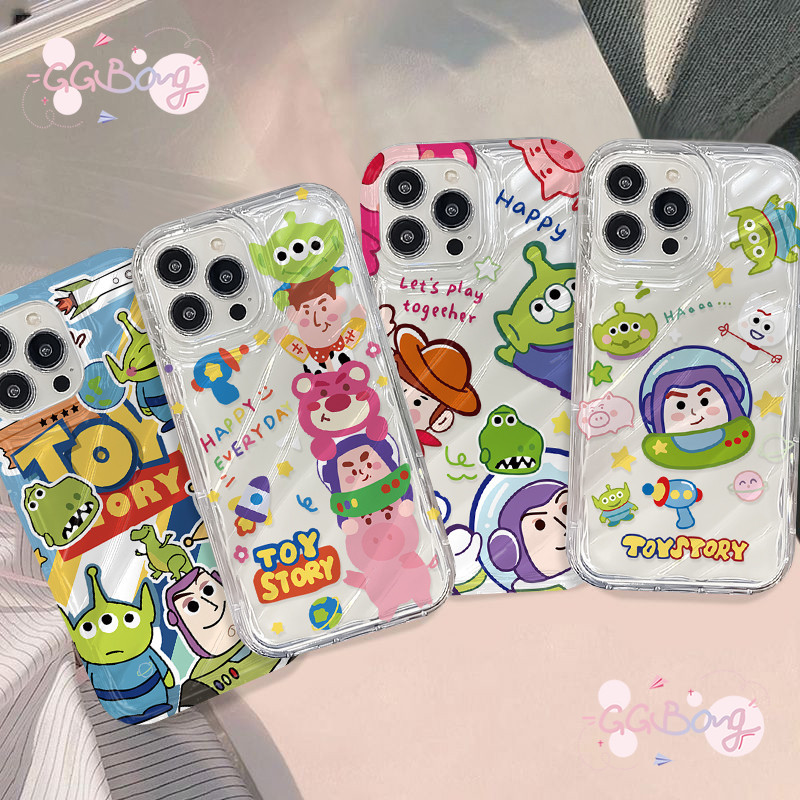 เรื่องราวของเล่นน่ารัก Alien Losto Case สำหรับ iPhone 11 13 14 15 12 Pro Max XR 7 14 8 15 Plus X XS Max