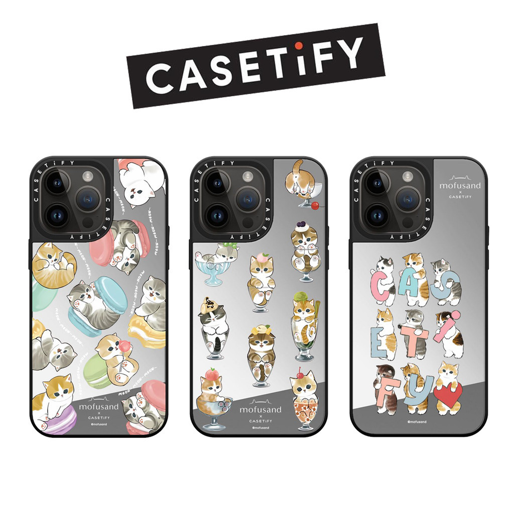 แมวน่ารักกระจกเคสโทรศัพท์สําหรับiphone 15 ProMax 15Pro 15 14 13 12 11 Pro Maxกรณีห่อกันกระแทกMatte Frostedด้านหลังปกแข็ง