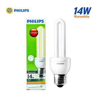 PHILIPS หลอดตะเกียบ ประหยัดไฟ ทอร์นาโด หลอดไฟ E27 ขั้วเกลียว 11w 14w 18w 23w 24w Daylight Warmwhite ฟิลิปส์