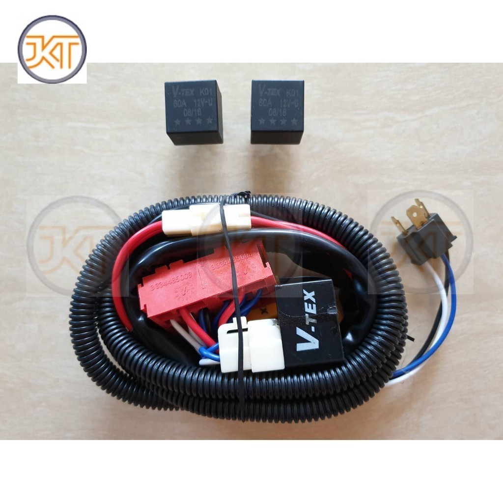 ส่งเร็ว ชุดเพิ่มไฟหน้า V-TEX รุ่น H4  TOYOTA (V53) ทุกรุ่น ไต้หวัน OEM