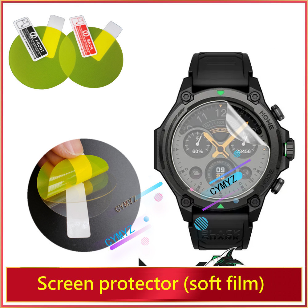Black shark watch GS3 ฟิล์มฟิล์มป้องกันRepairable Cover HD Soft TPU Hydrogel Film Black shark watch 
