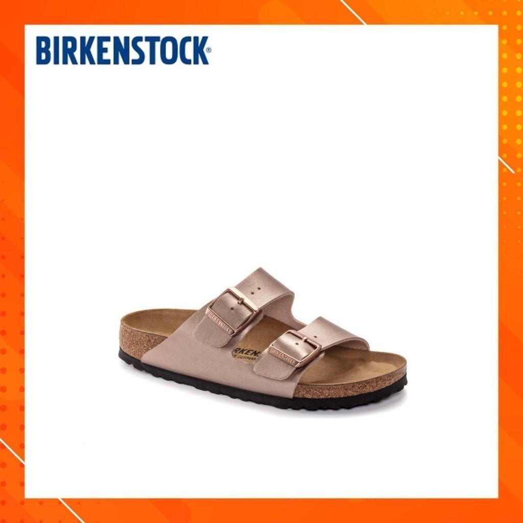Birkenstock Arizona Birki-flor Copper Womens Classic Sandals