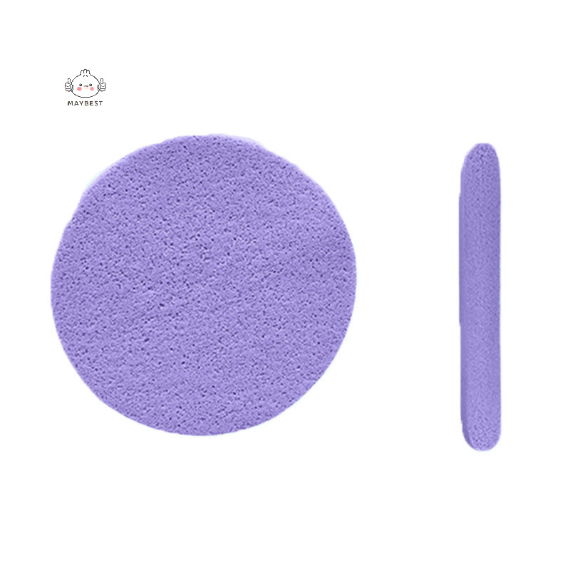{maybest} 12 ชิ้น Compressed Face Wash Wash Face Sponge Clean Face Disposable Puff {TH}