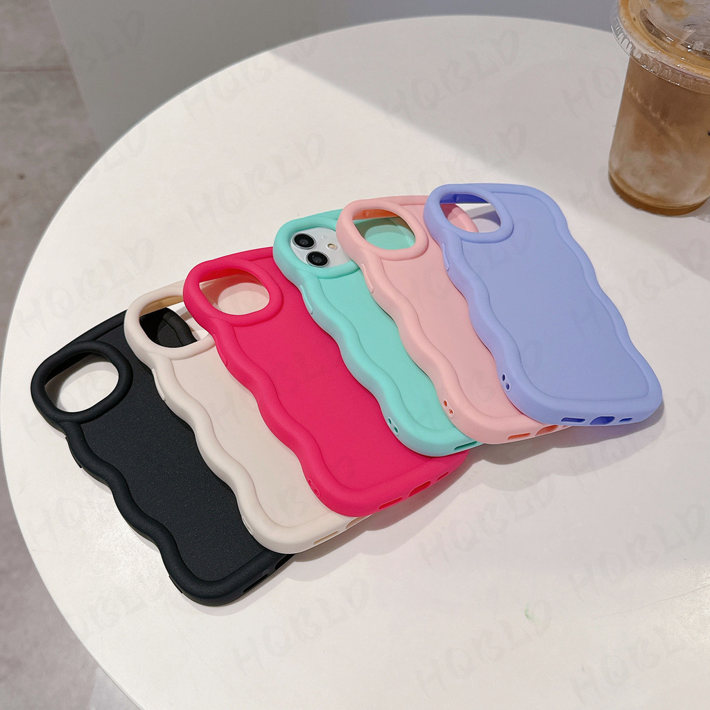 สําหรับ OPPO Reno 11F 10 11 Pro 7 8 4 5 6Z 6 5Z 7Z 8Z 8T ค้นหา X3 Lite 2F 2Z 4G 5G คุณภาพสูงเรียบง่าย macaron colore ขอบหยัก Dopamine กันกระแทกปกหลัง