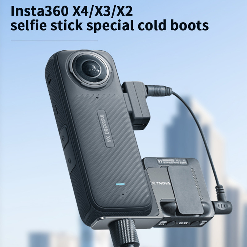 【NEW】Invisible Mic Cold Shoe for Insta360 X4 + Original Mic Adapter Camera Accessories For Insta 360 X4