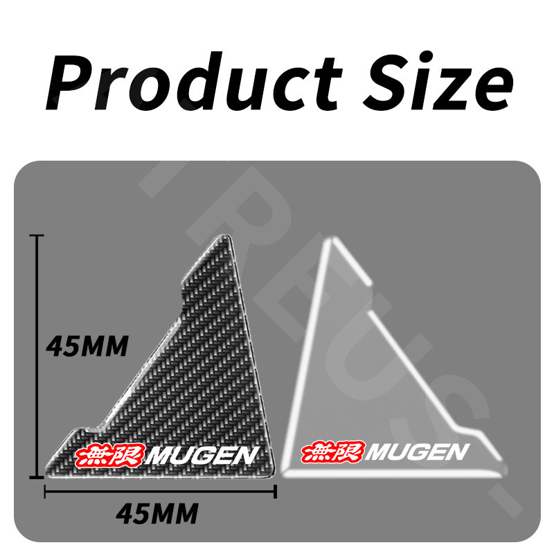 2/4ชิ้น Honda Mugen ซิลิโคนกันกระแทกมุมประตูรถ คาร์บอนไฟเบอร์ ยางกันกระแทก ป้องกันการชนมุมประตูรถยนต์ ซิลิโคนกันมุมประตูรถ สำหรับ Honda civic 11th gen fd fc eg fk HRV Jazz City Mugen Fit Vezel Accord BRV WRV Stream - รูปที่ 2