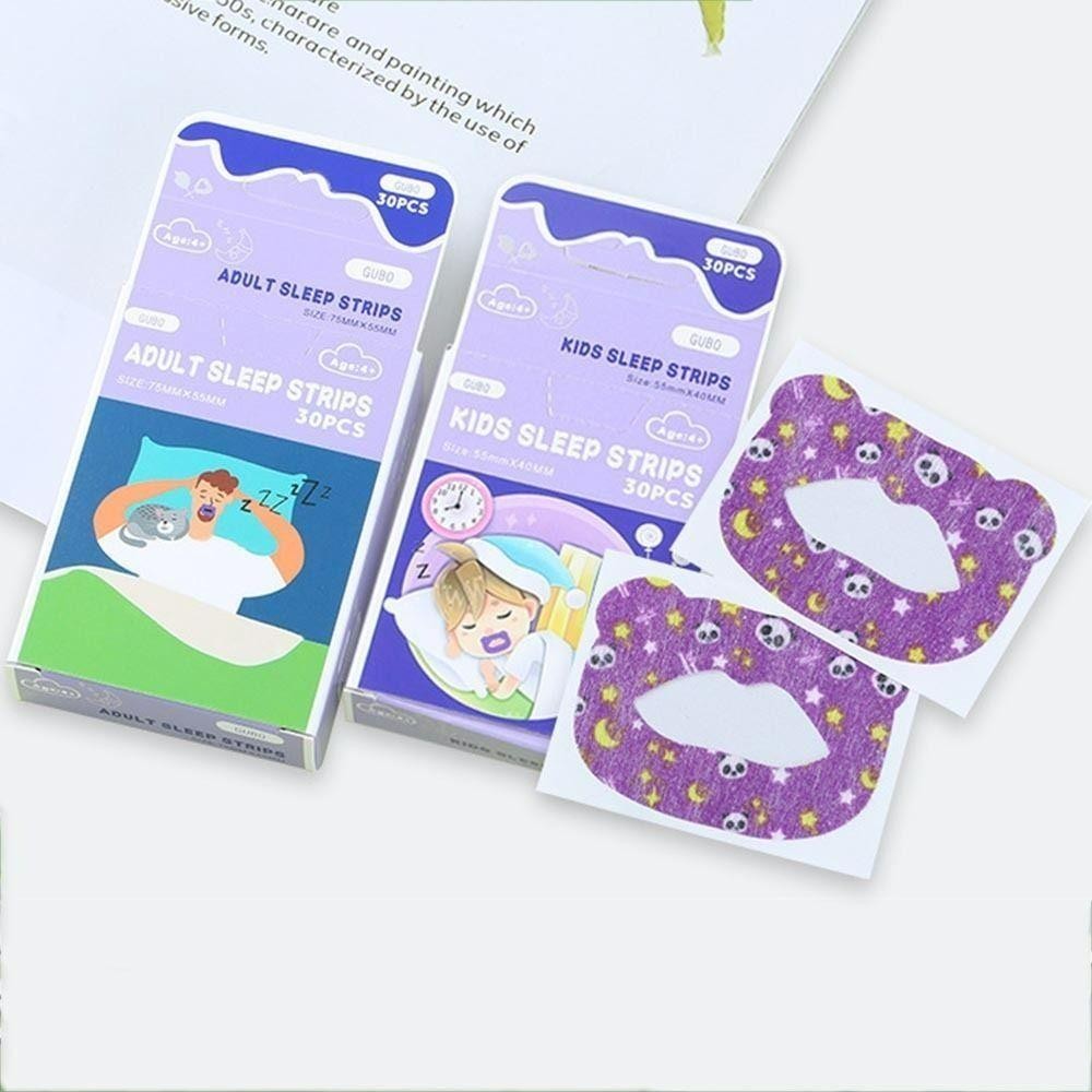 Kicv 30 ชิ้นเทปปิดปาก, การดูแลสุขภาพผ้าไม่ทอแผ่นแปะหายใจปาก, หยุดกรนช่วยนอนหลับสติกเกอร์ป้องกันการกรน - รูปที่ 6