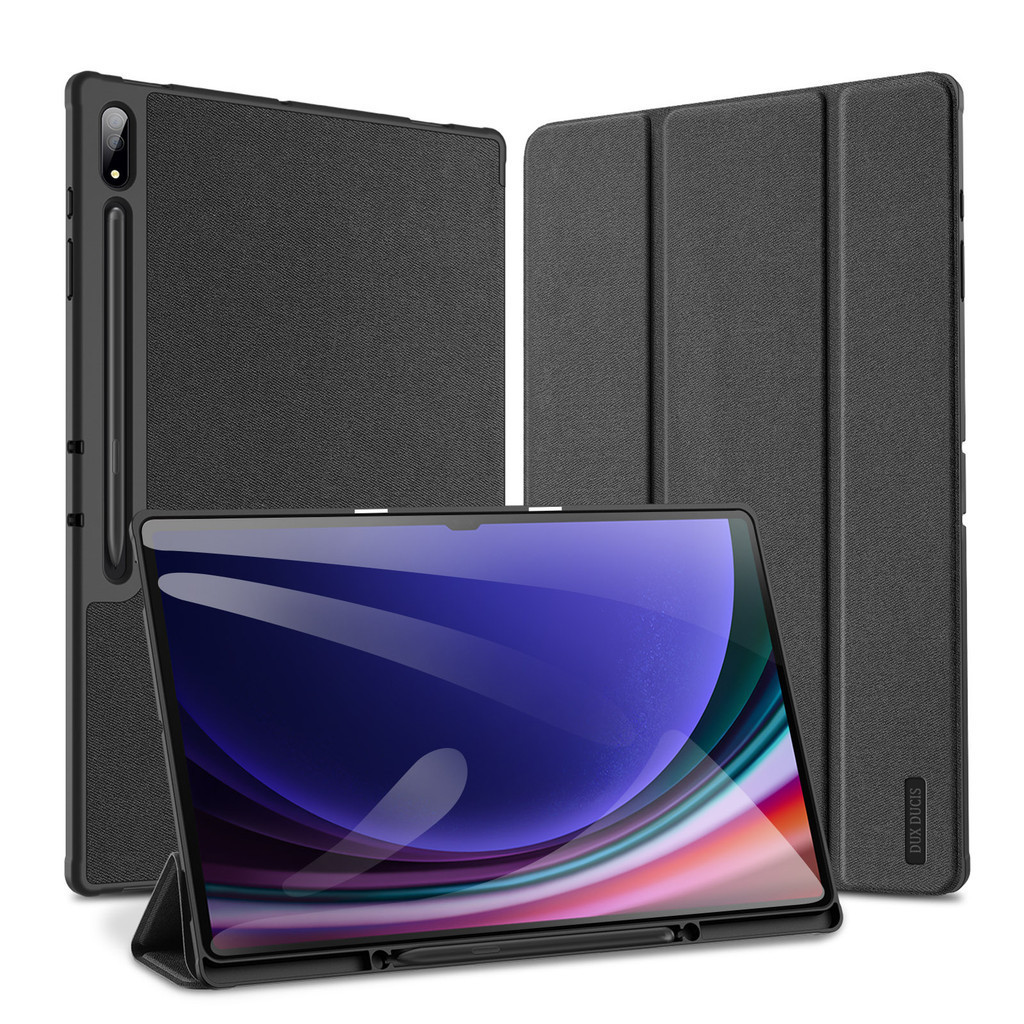 สําหรับ Samsung Galaxy Tab S9 Ultra / S8 Ultra - Dux Ducis Domo Series เคสพร ้ อมที ่ ใส ่ ดินสอและ Auto Sleep Wake