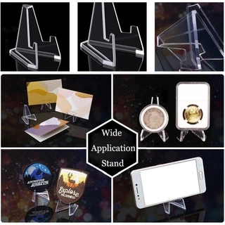 ขาตั้งพลาสติก Acrylic Coin Display Stand (Premium Quality) แท่นโชว์เหรียญอะ