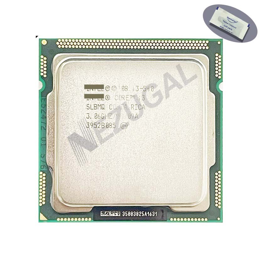 I3-540 I3 540 SLBMQ 3.06 Ghz Dual Core 4M 73W LGA1156 โปรเซสเซอร์ CPU