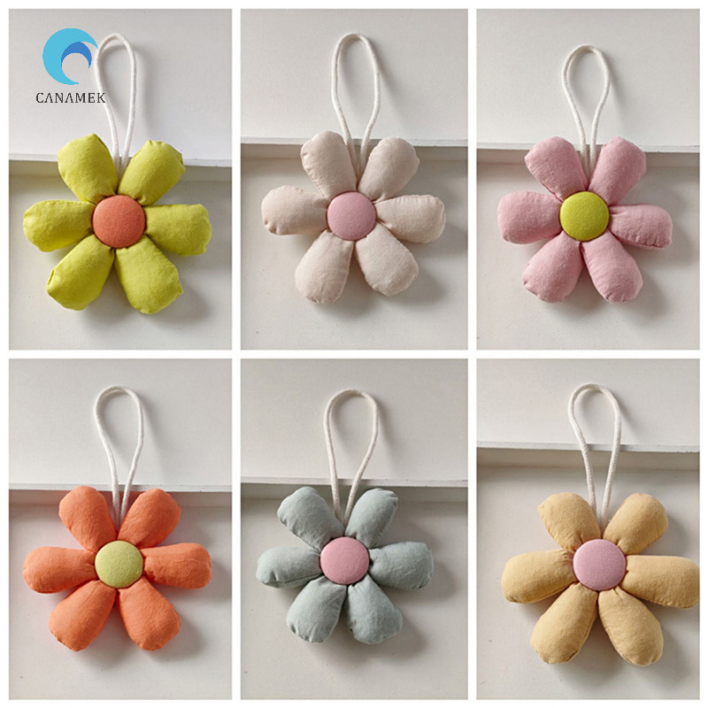 Canamek Candy สีดอกไม ้ พวงกุญแจน ่ ารักดอกไม ้ รูปร ่ างพวงกุญแจสําหรับสาวกระเป ๋ าเป ้ สะพายหลังจี ้ ใหม ่
