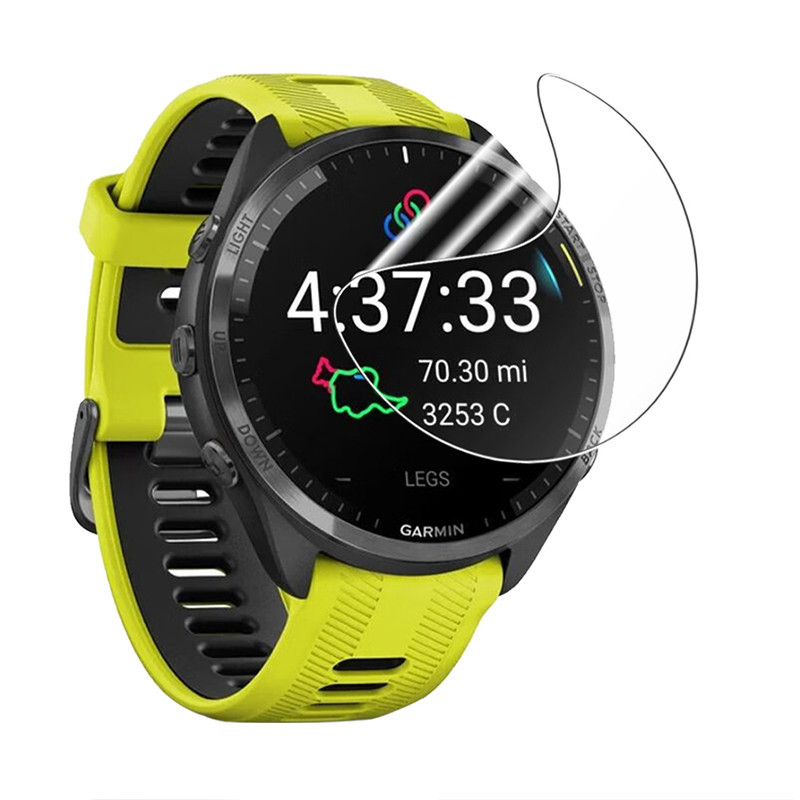 10d Full Cover HD Clear Soft Hydrogel ฟิล์มสําหรับ Garmin Forerunner 158 165 245M 255M 255S 265S 45S 55 945 955 965 Solar Anti Scratch นาฬิกาป้องกันหน้าจอ