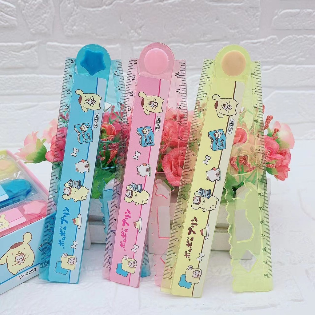 น่ารัก MOTIF FOLDING RULER 30CM / FOLDING RULER 30CM BS