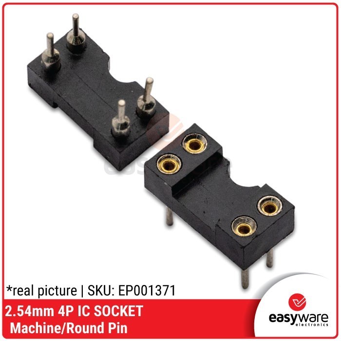 DC99 IC SOCKET 4 PIN ROUND 4PIN IC SOCKET ROUND 2.54MM IC SOCKET