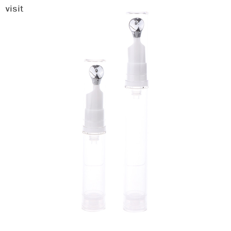 [VI ] 10/15ml คอนเทนเนอร ์ เครื ่ องสําอางเปล ่ าสําหรับครีมบํารุงรอบดวงตานวด Essential ขวดรีฟิลลิปบาล ์ มโลหะด ้ านบนหลอดนุ ่ ม TH
