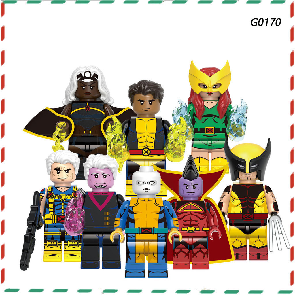 ของขวัญเด ็ ก Superman Series Sunspot Wolverine การศึกษา Building Block ของเล ่ นโมเดลนาโน