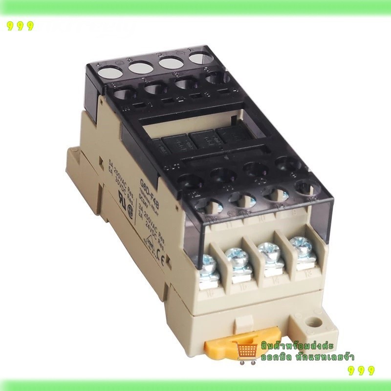 สั่งเลย! omron G6D-F4B DC24V Terminal ซ็อกเก็ตรีเลย์24VDC 5A W/(4Pcs) G6D-1A-ASI-24VDC 5VDC 12vdc G6