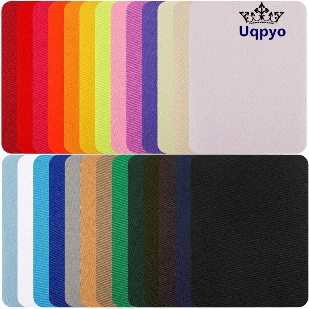 Uqpyo แผ่นแปะกาวในตัวอุปกรณ์เสริมเสื้อผ้าป้ายถ่ายโอนความร้อนสติกเกอร์เส้นทางผ้ารีด