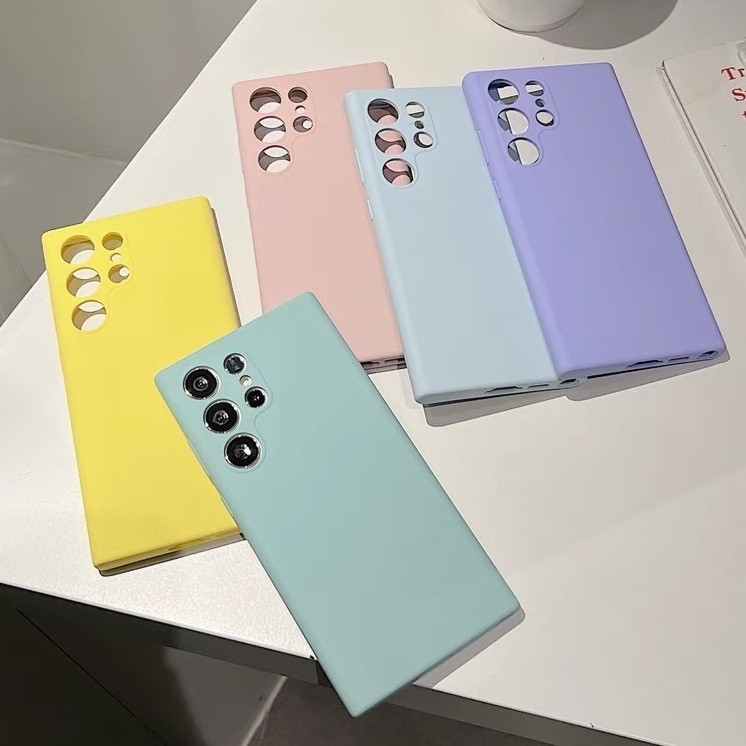 เคสกำมะหยี่ SAMSUNG note20 S21 S22 S23 S24 ultra Plus S23FE S24ultra เคสซิลิโคน กันเปื้อน บุกำมะหยี่ Silicone Cover Case