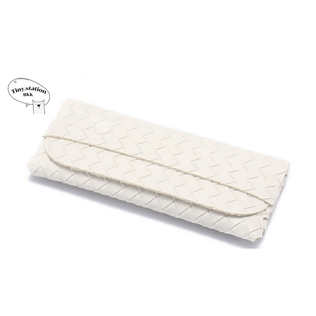 เคสใส่แว่นตา ซองหนังPU ใส่แว่นตา กันน้ำได้ 2 สี ดำ/ขาว สินค้าพร้อมส่ง