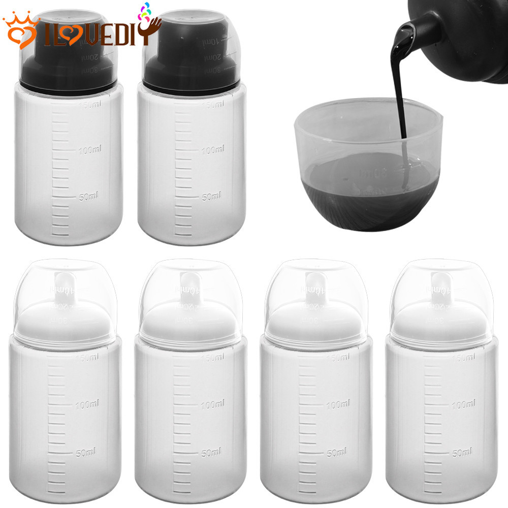 [ ที่โดดเด่น ] ขวดบีบขนาดเล็ก-ภาชนะเก็บเครื่องปรุงในครัว-ขวดปรุงรสจบการศึกษา-น้ําส้มสายชูน้ํามันขวดจ่าย-นํากลับมาใช้ใหม่ กันฝุ่น รั่วซึม-แกดเจ็ตที่ส