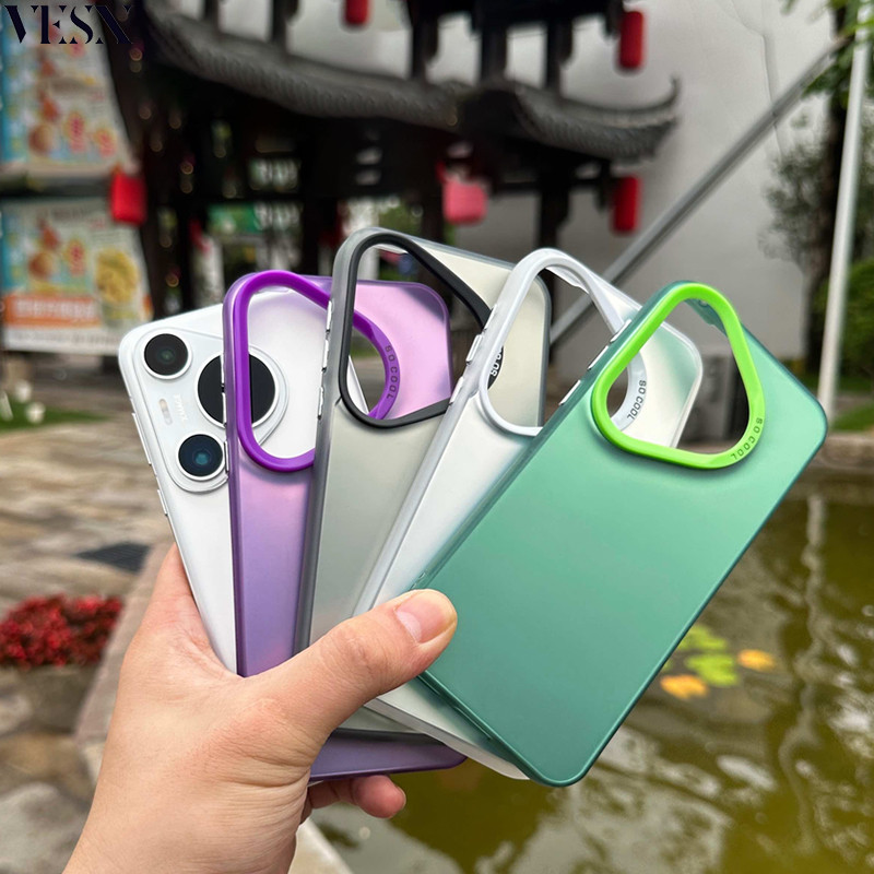 กรณีโทรศัพท์สีเลเซอร์สุดหรูสำหรับ Huawei Pura 70 Ultra P60 P50 P40 Lite P30 Mate 60 50 40 30 Pro+ Plus 4G 5G 2024