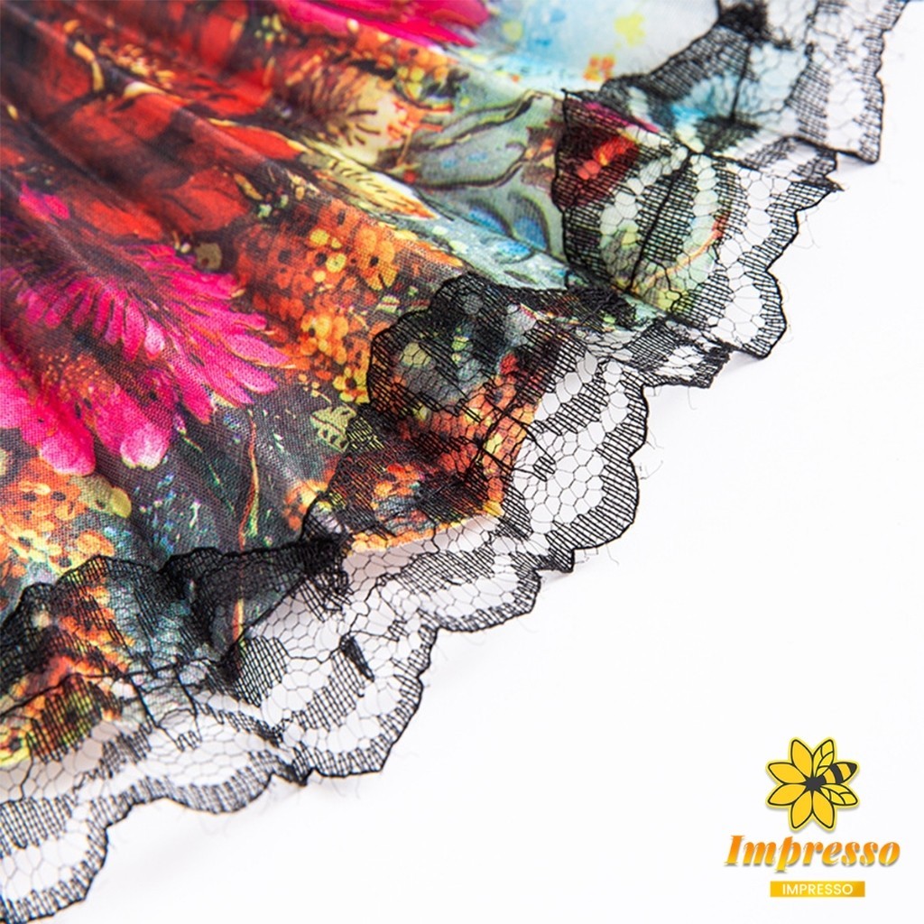 พัดจีนพัดสไตล์วินเทจ พัดแต่งขอบลูกไม้สีดำ Lace fan (ส่งจากไทย) (เก็บเงินปลายทางได้) ราคา ถูกที่สุด ดีลบีเคเค แกลเลอรีภาพที่ 5