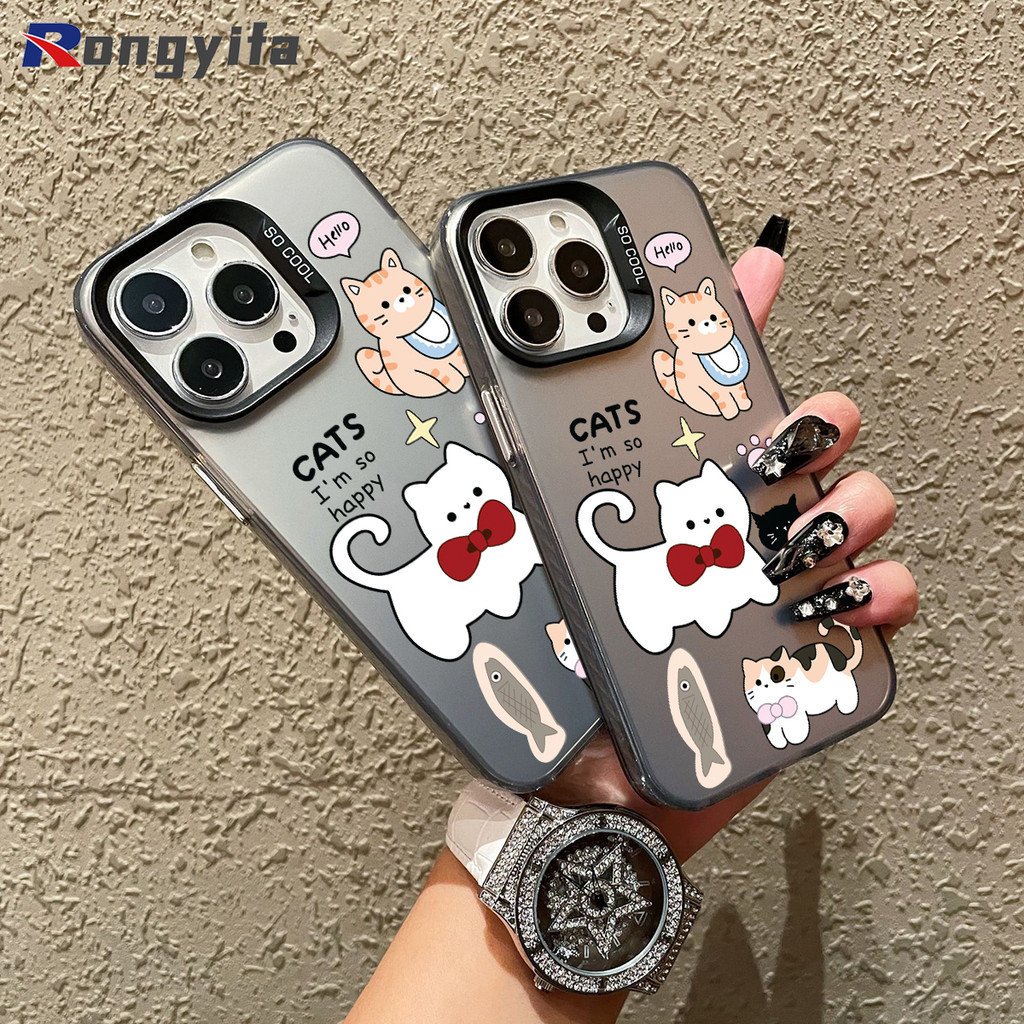 น่ารักการ์ตูนโบว์แมวสําหรับxiaomi 14T 14 13 12 Ultra 13T 12T Pro Poco X6 M6 Pro 4G X5 C65 C55 M6 5G F5 Pro F4 GT M3 M2 X3 NFC Proแฟชั่นปลอกกันกระแทก