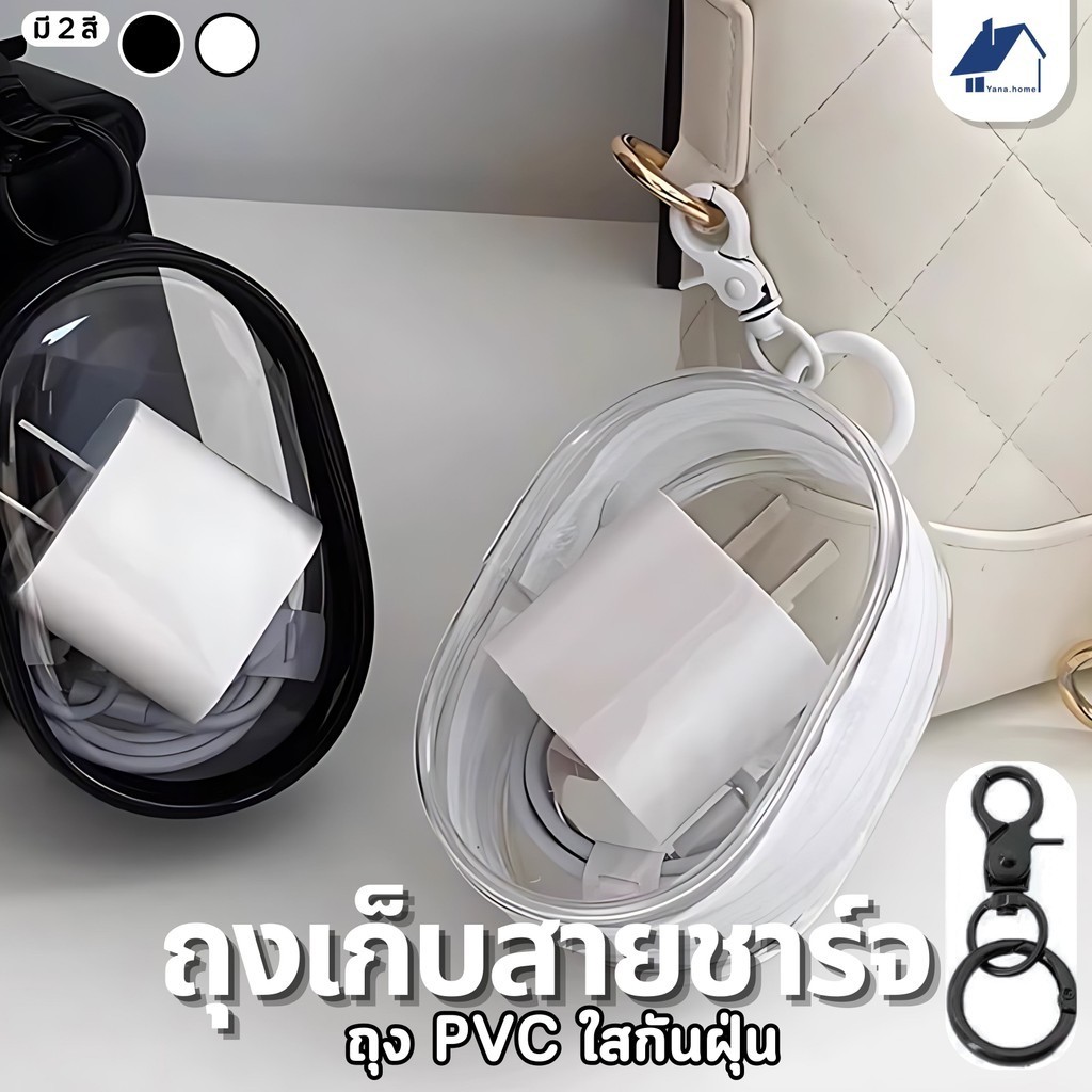 กระเป๋าเก็บของเดินทางแบบใส เคสป้องกันพกพา กระเป๋าเก็บสายข้อมูล สายชาร์จ หูฟัง สร้อยคอ ที่คาดผม ที่เก็บตุ๊กตา