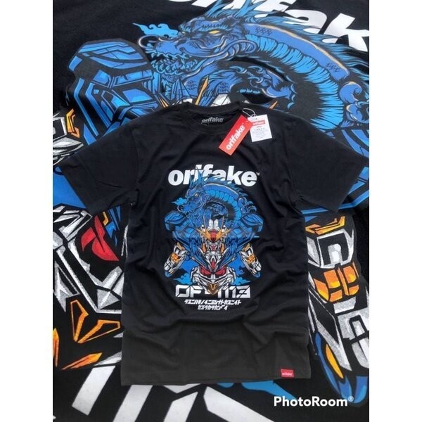 เสื้อยืด ORIFAKE DRAGON BLUE