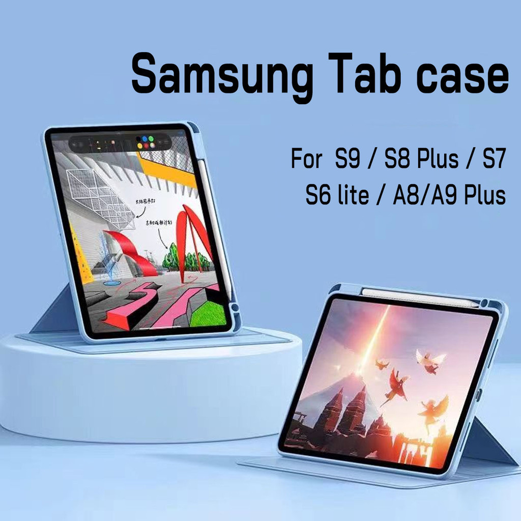 เคสหนังคุณภาพดี หมุนได้ 360 องศา เคส Case Samsung Tab A8 /Tab S7 /Tab S6 lite/Tab S9 /Tab S8+ เคส Ga