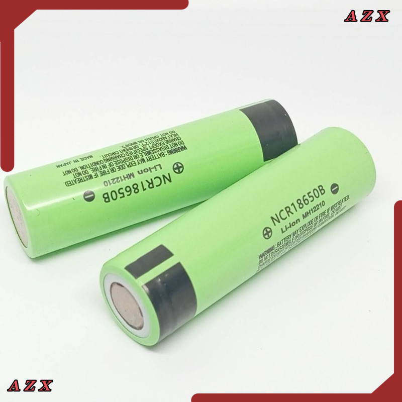 ใน กทม 1ก้อน ถ่านชาร์จ 18650 ความจุ 3400 mAh 3.7 โวล ลิเธียม NCR18650B ถ่าน 18650 งานแท้