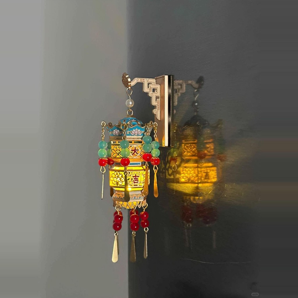 ร้านค้า 2025 ปักกิ่งพระราชวังต้องห้าม พุ่มไม้ พระราชวัง โคมไฟแม่เหล็กตู้เย็นแม่เหล็กส่องสว่างกลวงพู่จีนของที่ระลึกโบราณ 2.26