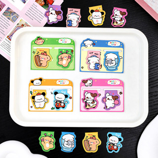 2 ชิ้นน่ารักการ์ตูนสุนัขชุดที่คั่นแม่เหล็กโรงเรียนสํานักงานแ…