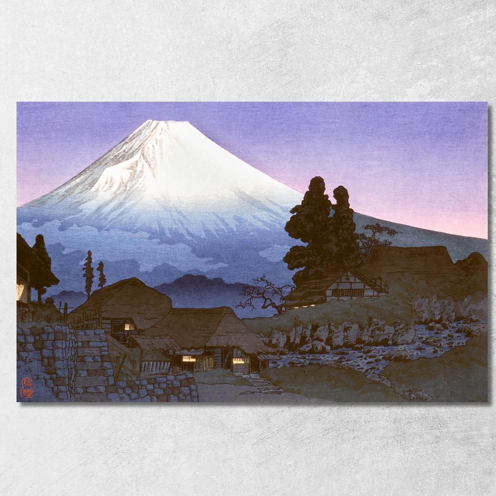 Mikuho Fuji During 20Th Century Hiroaki Takahashi, htk17 ภาพพิมพ์บนผ้าใบแคนวาส