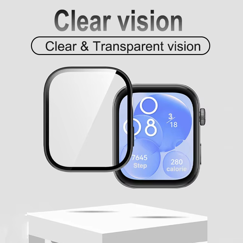 กรณีป้องกัน TPU for Huawei Watch Fit 4/4 Pro นุ่มเต็มกันชนป้องกันหน้าจออุปกรณ์เสริมนาฬิกาสมาร์ท for Huawei Watch Fit 3 - รูปที่ 5