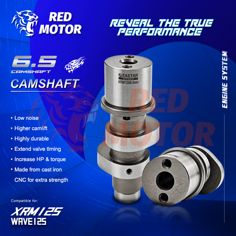 แคมแต่ง RACING เพลาลูกเบี้ยว XRM110/WAVE110/100 6.8 XRM125/WAVE125 6.5 EASTARSPEED