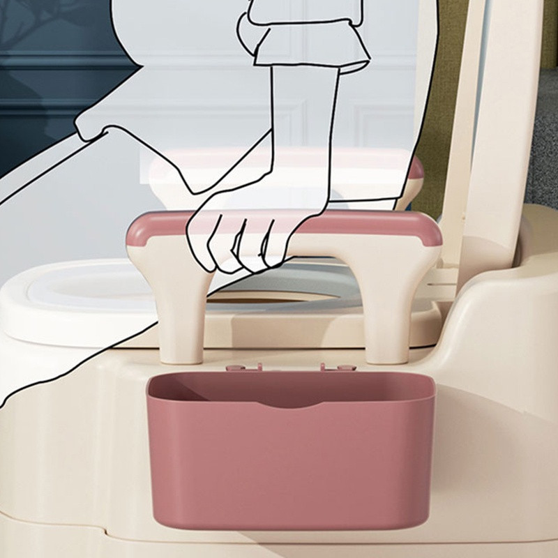 ROMO ส้วมเคลื่อนที่ โถส้วมผู้สูงอายุห้องน้ำเคลื่อนที่ ห้องน้ำพกพาสุขภัณฑ์เคลื่อนที่ ผู้สูงอายุ คนท้อง ชักโครกเคลื่อนที่ - รูปที่ 3