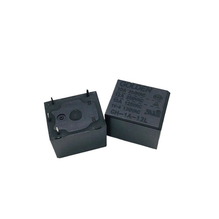 5PCS GOLDEN GH-1A-5L 9L 12L 24L รีเลย์พลังงานขนาดเล็ก 4 Pins 5V 9V 12V 24V
