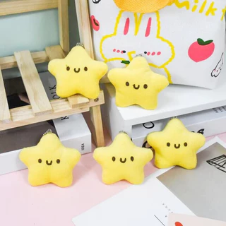 น่ารัก Pentagram จี้กระเป๋าตกแต่งพวงกุญแจดาว