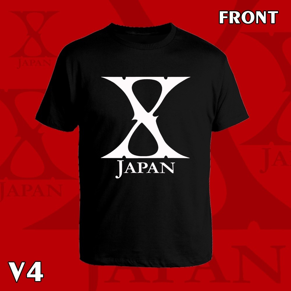new [Csndice] เสื้อยืด คอกลม แขนสั้น X japan LOGO สกรีน Flex pu  ขอบสวย คมชัด ผ้า cotton 100% - รูปที่ 4