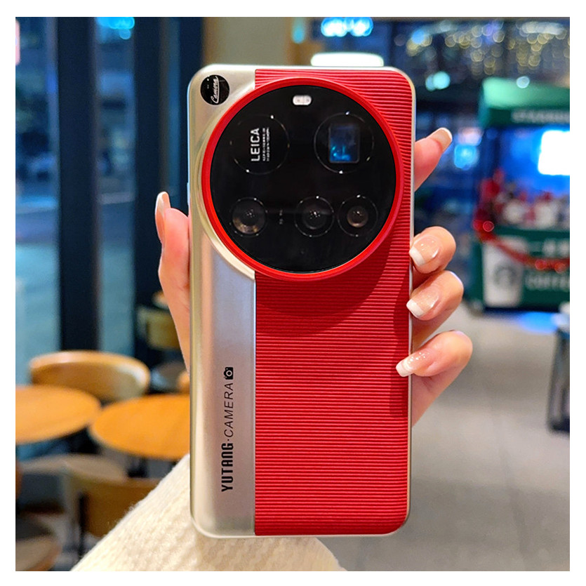 สําหรับ Xiaomi Mi 17 Ultra 15 Ultra กรณีแฟชั่น PC + PU เลนส์กล้องป้องกันปกหลังสําหรับ Xiaomi Mi 15 14 13 12S ultra เคสโทรศัพท์กรณี