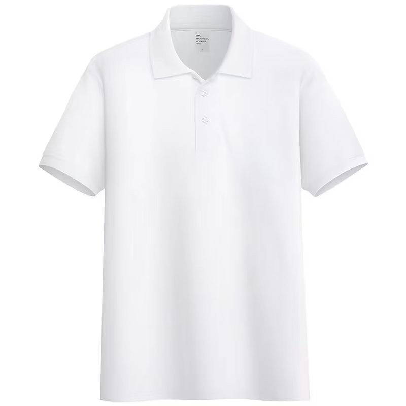 Hillsayn แขนสั้นผู้ชายอินเทรนด์ฤดูร้อน POLO เยาวชนแขนสั้นสีทึบยอดนิยม